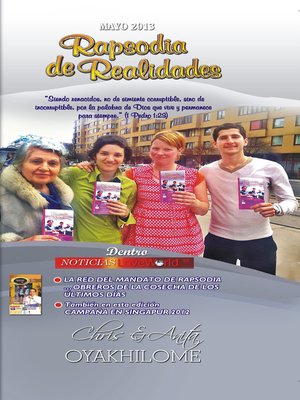 cover image of Rhapsody of Realities May 2013 Spanish Edition